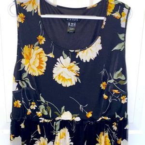 Enfocus Tropical Floral Maxi Dress 18W